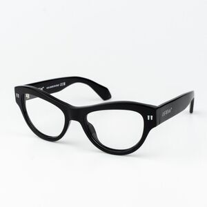 Off-White STYLE 76 Men Eyeglasses Black Square OERJ076 STYLE 76 1000